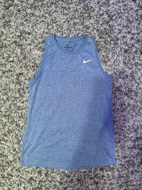 Nike Blue Heather Women's Tank Top